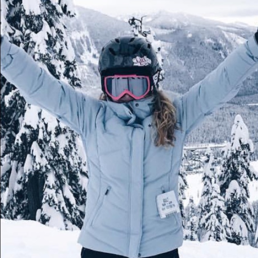 Blue ski jacket
